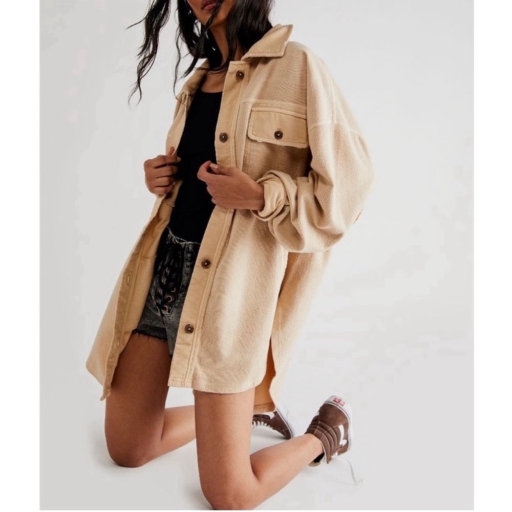 Free People Ruby Jacket in Mustard Seed size XS